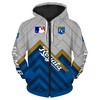 Kansas City Royals Baseball Zip Hoodie 3D - Great For Baseball Fans