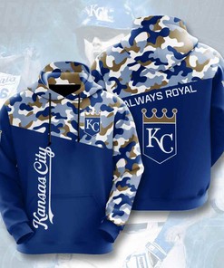 Kansas City Royals Usa Sport All Over Print Hoodie 3D - Great For Casual Wear