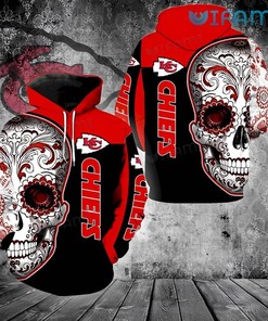 Kansas City Tribal Skull Logo Hoodie 3D - Perfect For Fans Who Love Tribal Patterns