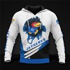 Kansas Jayhawks 3D Zip-Up Hoodie Perfect As A Gift For Fans 