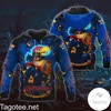 Kansas Jayhawks Halloween Jack Skellington 3D Zip-Up Hoodie For Ncaa Fans 
