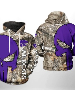 Kansas State Wildcats Hunting All Over Print Zip Hoodie 3D - Perfect For Hunting Fans