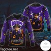 Kansas State Wildcats Jack Skellington Halloween All Over Print Zip Hoodie 3D - Celebrate Halloween In Style