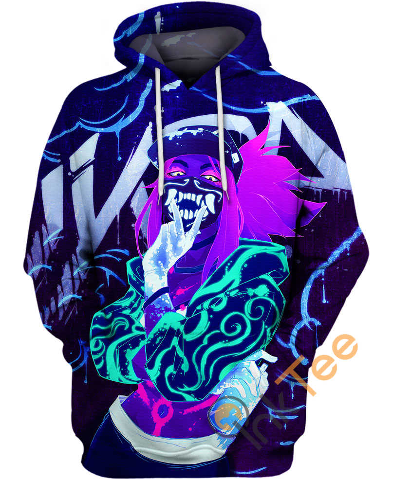Kda Akali League Of Legends Hoodie 3D Print For Gamers
