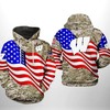 Keep Warm In Style With Wisconsin Badgers Ncaa Us Flag Camo Veteran 3D Printed Hoodie/Zipper Hoodie 