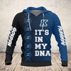 Kent State Golden Flashes Its In Dna All Over Print Hoodie - Perfect Gifts For Fans