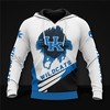 Kentucky Wildcats 3D Zip-Up Hoodie Perfect As A Gift For Fans