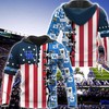 Kentucky Wildcats American Flag 3D All Over Print Zip Hoodie Perfect For Ncaa Fans