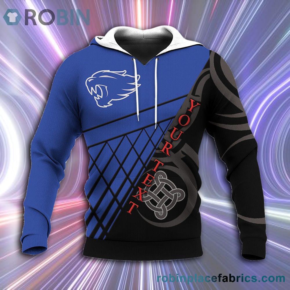 Kentucky Wildcats Celtic Pattern All Over Print 3D Hoodie - Ncaa Apparel