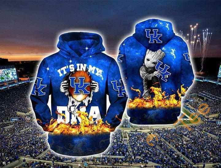 Kentucky Wildcats Groot Ripped Hoodie 3D Perfect For Fans