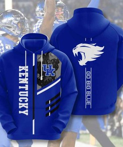 Kentucky Wildcats Usa Football All Over Print 3D Hoodie Perfect For Ncaa Fans 