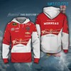 Kevin Harvick Budweiser 3D Hoodie - All Over Print Zip Up Hoodie Men