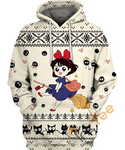 Kiki'S Delivery Service X'Mas Hoodie 3D All Over Print Custom Unique Gift