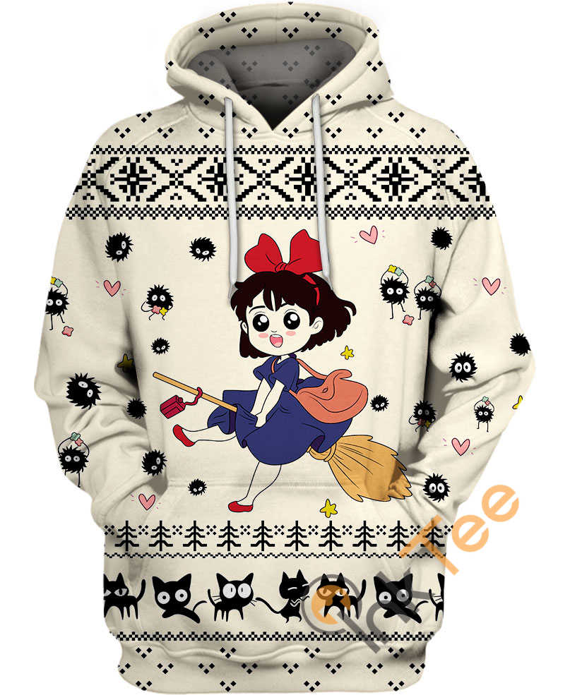 Kiki'S Delivery Service X'Mas Hoodie 3D All Over Print Custom Unique Gift