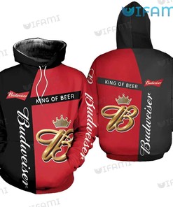 King Of Beers Budweiser 3D Hoodie - Custom All Over Print Hoodie