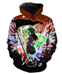 Kingdom Hearts Roxas Hoodie 3D Graphic For Gamers