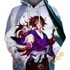 Kokushibou From Demon Slayer Anime All Over Print 3D Hoodie