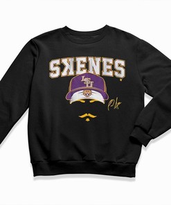 LSU Baseball Paul Skenes Stache T-Shirt - LSU Shirts