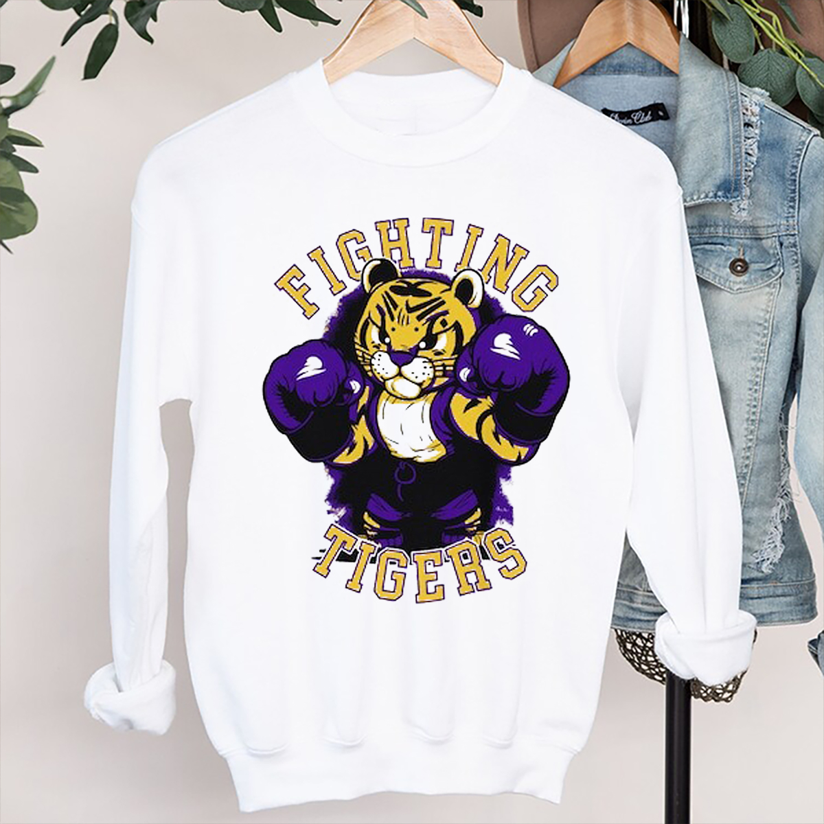 LSU Fighting Tigers Retro Graphic Tee - LSU Shirts