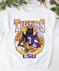 LSU Greg Brooks Eye Of The Tiger T-Shirt - LSU Shirts