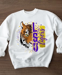 LSU T-Shirt with Sublimation Design for Football Lovers - LSU Shirts