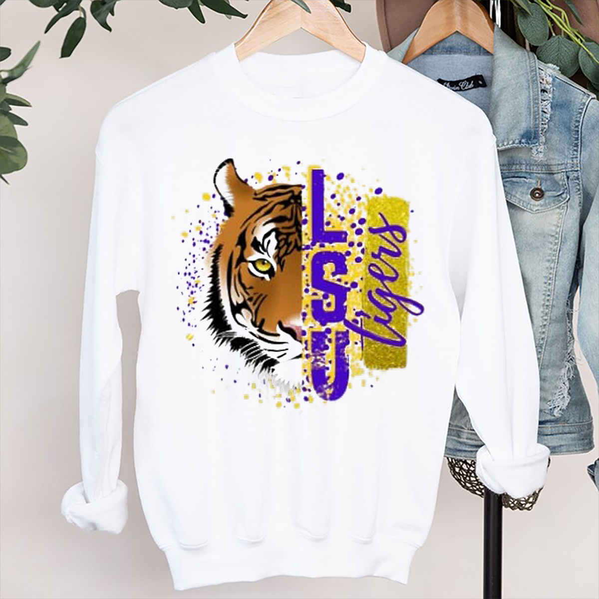 LSU T-Shirt with Sublimation Design for Football Lovers - LSU Shirts