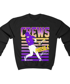 LSU Tigers Dylan Crews Crews Missile Signature Shirt - LSU Shirts