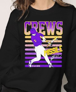 LSU Tigers Dylan Crews Crews Missile Signature Shirt - LSU Shirts