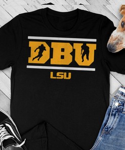 LSU Tigers Football DBU T-Shirt with Team Pride - LSU Shirts