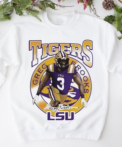 LSU Tigers Greg Brooks Eye Of The Tiger T-Shirt - LSU Shirts