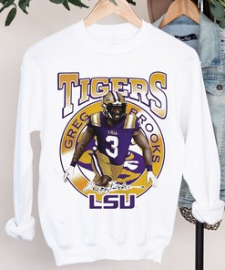 LSU Tigers Greg Brooks Eye Of The Tiger T-Shirt - LSU Shirts