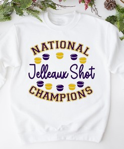 LSU Tigers National Jelleaux Shot Champions Shirt - LSU Shirts