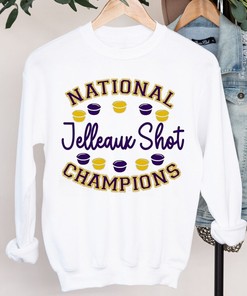 LSU Tigers National Jelleaux Shot Champions Shirt - LSU Shirts