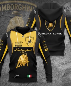 Lamborghini All Over Print 3D Hoodie For Men