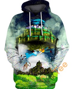 Laputa 3D Hoodie With Custom All Over Print