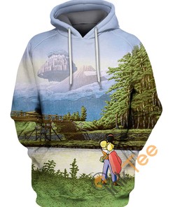 Laputa From Taganoura Bridge 3D Hoodie In All Over Print
