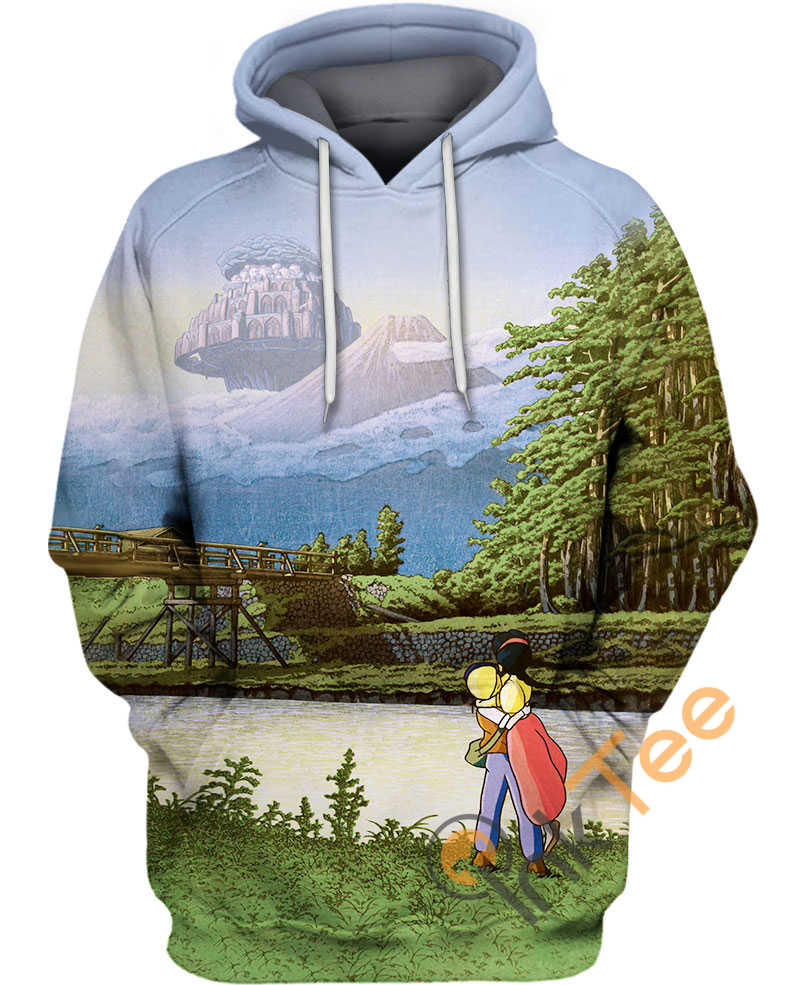 Laputa From Taganoura Bridge 3D Hoodie In All Over Print