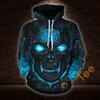 Lava Skull Bud Light All Over Print 3D Hoodie With Custom Print
