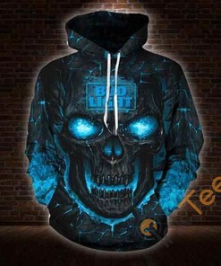 Lava Skull Bud Light All Over Print 3D Hoodie With Custom Print