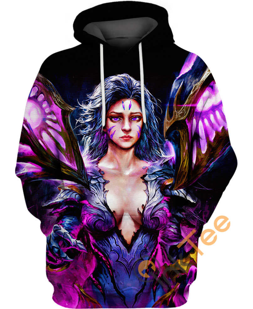 League Of Legends Kaisa Hoodie 3D Printful Gift For Gamers