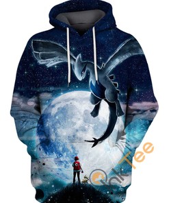 Legendary Lugia Pokemon All Over Print 3D Hoodie