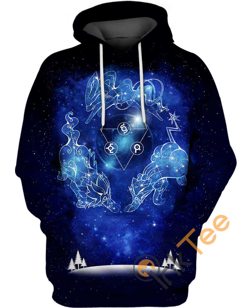 Legendary Pokemon Constellation Custom All Over Print Hoodie 3D