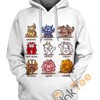 Legendary Tailed Beasts All Over Print 3D Hoodie For Men