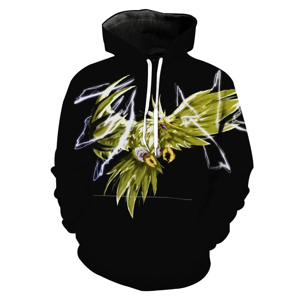 Legendary Zapdos All Over Print 3D Hoodie With Custom Design
