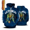 Leonardo Ninja Turtle 3D Hoodie With All Over Print