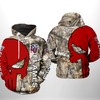Liberty Flames Ncaa Camo Veteran Hunting 3D Printed Hoodie/Zipper Hoodie - Perfect Gifts For Fans