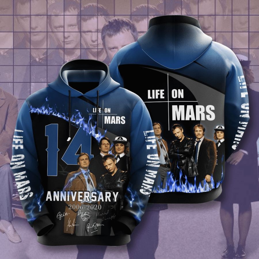 Life On Mars Custom 3D Hoodie With All Over Print