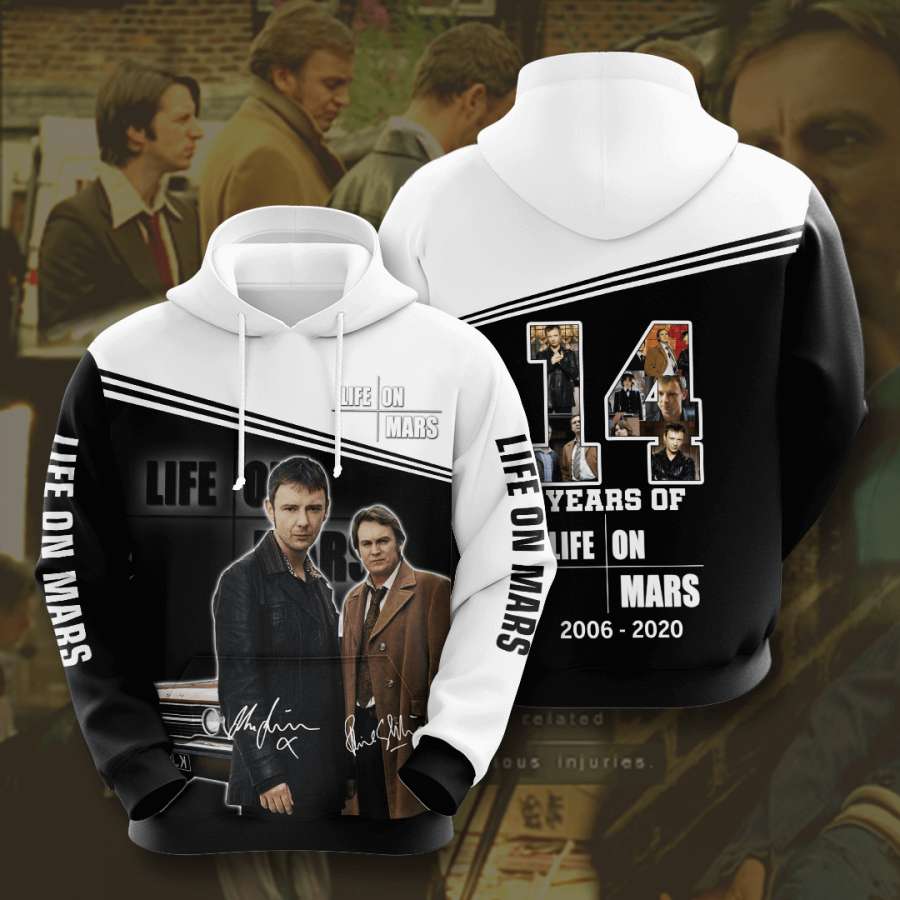 Life On Mars Custom Sport All Over Print 3D Hoodie For Men