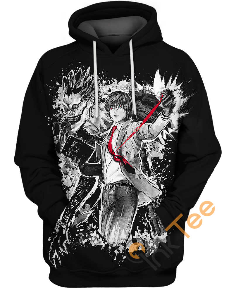 Light Up With Death Note Light Yagami Hoodie In 3D - Available Now!