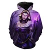 Liliana Magic Planeswalker Artwork 3D Hoodie In All Over Print